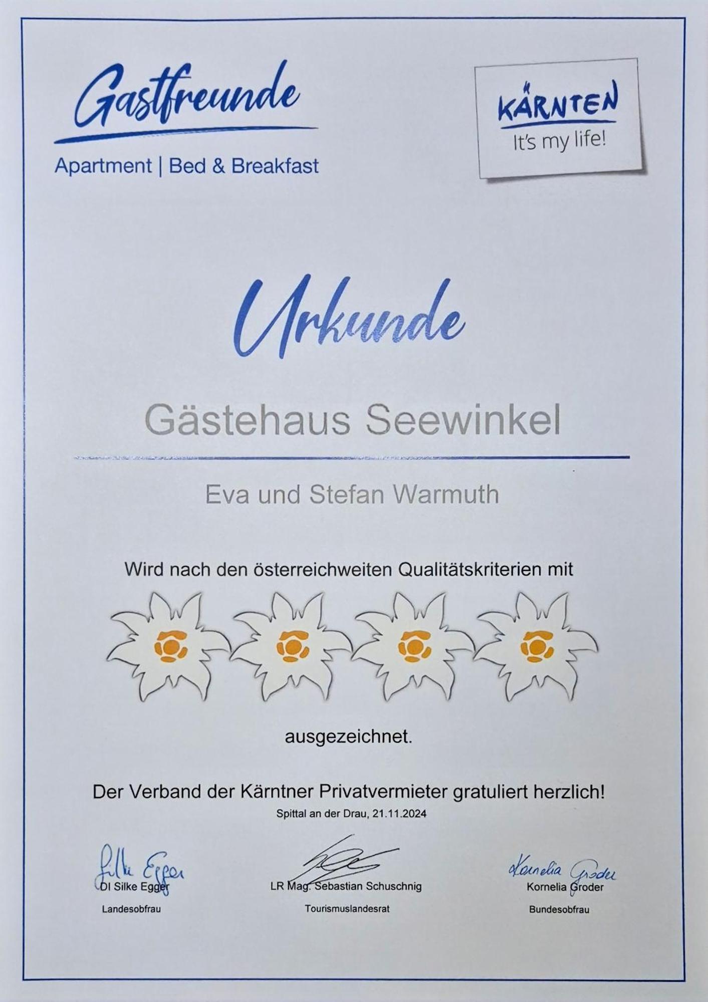 Gästehaus Seewinkel Presseggersee Exterior foto